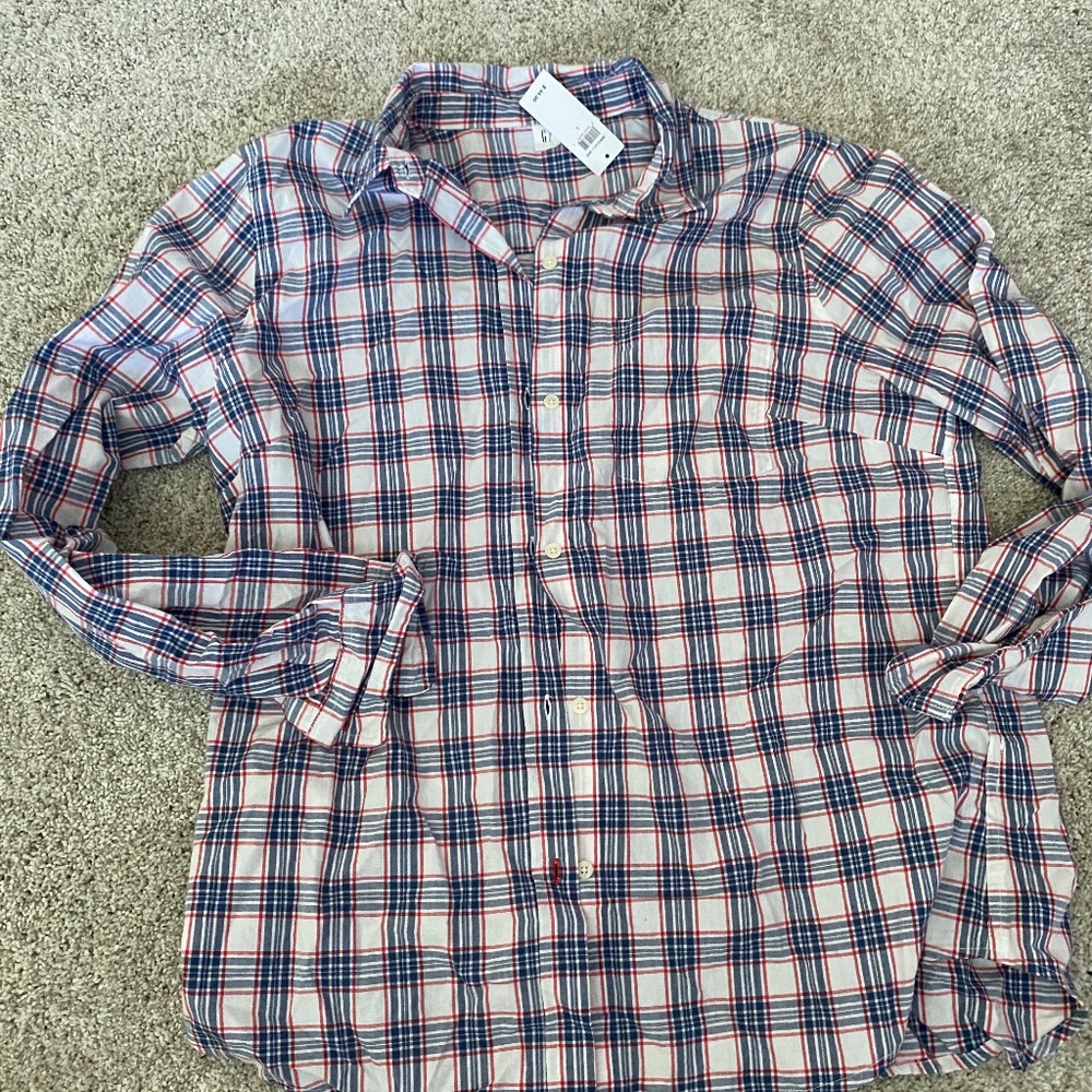 Old Navy Plaid Button Down